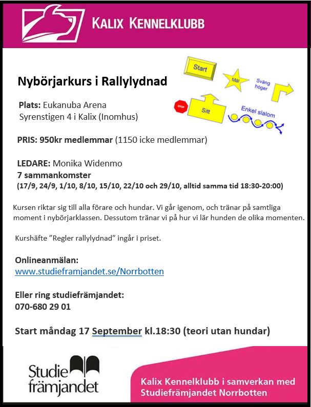 Nybörjarkurs rally STOR