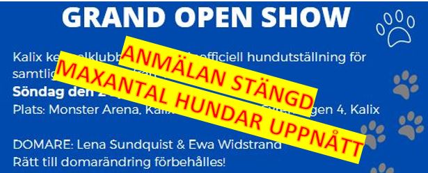 Anmälan stängd Anmälan stängd